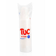 VASO 5 ONZ BLANCO TUC 50UND