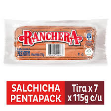 SALCHICHA RANCHERA X 5UNDS 115GR