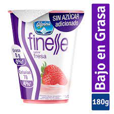 ALIMENTO LACTEO FINESSE ALPINA FRESA 180GR