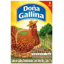 DOÑA GALLINA DISPLAY X 8 CUBOS