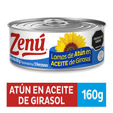 ATUN ENLATADO ZENU ACEITE GIRASOL 160GR