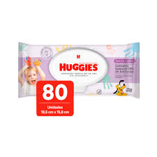 TOALLAS HUM HUGGIES MANITOS Y CARITA X 80UNDS