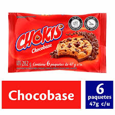 GALLETA CHOKIS CHOCOBASE PAQ X 6 UNDS
