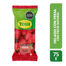 PALETA TOSH FRESA CREM HELADO 75GR
