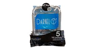 MOLDE DE ALUMINIO DARNEL 16 OZ  PAQ X 5 UNDS