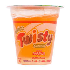 GELATINA TWISTY COLANTA NARANJA 120GR