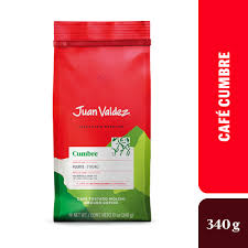 CAFÉ TOSTADO MOLIDO JUAN VALDEZ CUMBRE 340GR