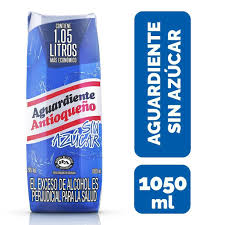 AGUARDIENTE ANTIOQUEÑO SIN AZUCAR TETRA 1.05 LTS