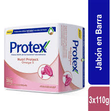 JABON PROTEX OMEGA 3 TRIPACK 110GR C/U