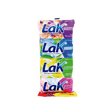 JABON LAK SENSASIONES PAQ X 4 UNDS