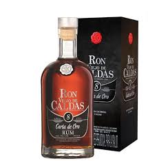 RON VIEJO DE CALDAS 8 CARTA DE ORO 750ML
