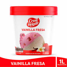 HELADO VAINILLA CREM HELADO 1LT(600GR)
