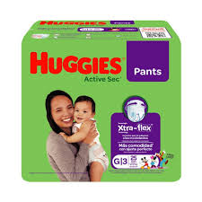 HUGGIES ACTIVE SEC PANTS ETP 3 X 25UNDS