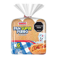 PAN SUPER PERRO BIMBO PAQ X 6 UNDS