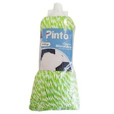 TRAPEADOR MICROFIBRA PINTO BCO / VERDE 300GR