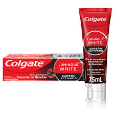 COLGATE LUMINOUS WHITE CARBON ACTIVADO 75ML