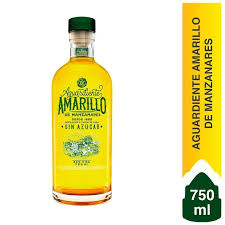 AGUARDIENTE AMARILLO DE MANZANARES SIN AZUCAR 24° 750ML