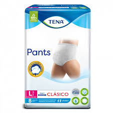 PAÑAL TENA PANTS CLASICO L PAQ X 8 UNDS