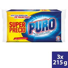 JABON PURO FUERZA AZUL 215GR