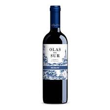 VINO OLAS DEL SUR MERLOT 750ML