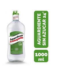 AGUARDIENTE ANTIOQUEÑO 24° SIN AZ 1LT