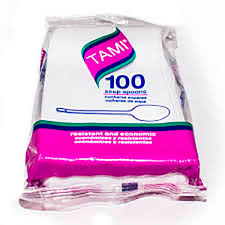 CUCHARA POSTRE TAMI PAQ 100 UNDS