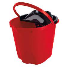 BALDE  EXPRIMIDOR PINTO ROJO 12 LT