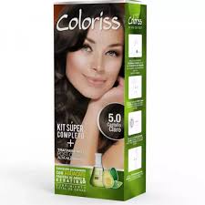 TINTE COLORIS CASTAÑO CLARO #5.0 50GR