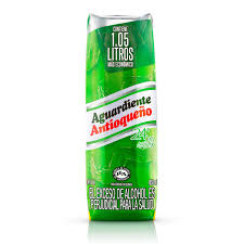 AGUARDIENTE ANTIOQUEÑO 24° SIN AZ 1L TET