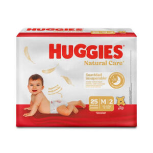 HUGGIES NAT CARE ETP 2 X 25 UNDS