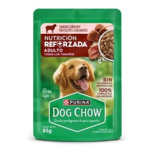 DOG CHOW ADULT NUTRI REFORZ CORDERO 85G