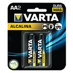 VARTA ALCALINA AA2 DURA MAS