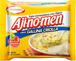 SOPA INSTANTANEA AJI-NO-MEN GALLINA CRIOLLA 80GR