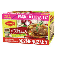 MAGGI DESMEN COSTILLA CAJITA 12 SOBRES