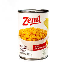 MAIZ DULCE ZENU ENLATADO 425GR