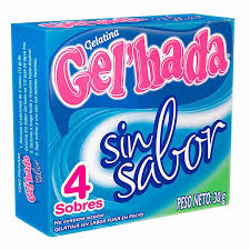 GELATINA GELHADA SIN SABOR CAJITA 30GR