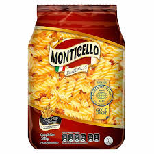 PASTA FUSILLI MONTICELLO 500GR