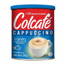 COLCAFE CAPPUCCINO VAINILLA LATA 270GR