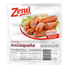 CHORIZO ANTIOQUEÑO ZENU 500GR