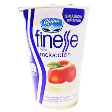 ALIMENTO LACTEO FINESSE ALPINA MELOCOTON 180GR