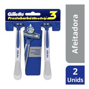 GILLETTE PRESTOBARBA ULTRAGRIP X 2 UNDS