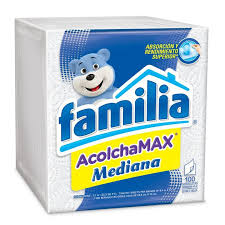 SERVILLETA FAMILIA ACOLCHAMAX MED 100UNDS