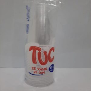 VASO 10 ONZ TRASLUCIDO TUC 25UNDS