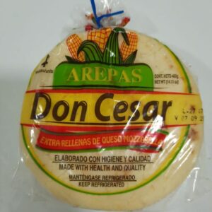 AREPAS DON CESAR RELLENAS DE QUESO X4 UND