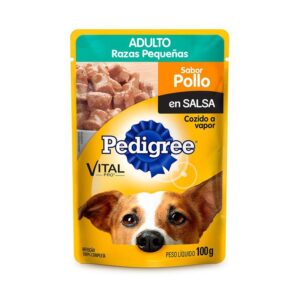 PEDIGREE ADUL RAZAS PEQ.POLLO 100GR