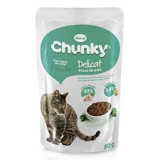 CHUNKY DELICAT TROZOS DE POLLO 80GR