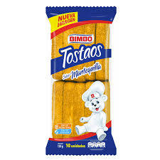 TOSTADA MANTEQUILLA BIMBO 150GR 10 UND