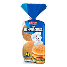PAN SUPER HAMBURGUESA BIMBO 4 UNDS 350G
