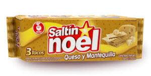 SALTIN NOEL QUESO Y MANTEQUILLA 3 TACOS 338GR